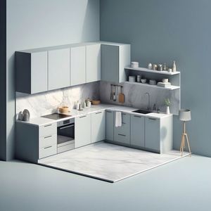 Armoire de cuisine murale intégrée en bois massif de luxe, écologique, pour le stockage du vin et des produits, personnalisée pour toute la maison - Product Image 4