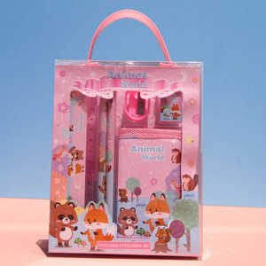 Trẻ em văn phòng phẩm đặt trẻ em Món Quà Giáng sinh không Ví văn phòng phẩm đặt mẫu giáo phim hoạt hình Hộp Quà Tặng cầm tay nhựa - Product Image 6