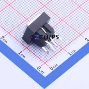 TPB01-111L1S Tactile Switch Through hole Component (THT) Switch Rectangle Button With <b>Bracket</b> <b>Silver</b> - Product Image 2