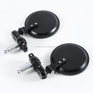 Rétroviseurs ronds pour <span class=keywords><strong>guidon</strong></span> de <span class=keywords><strong>moto</strong></span>, 7/8 pouces, pour Honda, Kawasaki, Aprilia, BMW, rétroviseur latéral XF110801-ZB - Product Image 4
