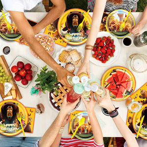 Nuovi Arrivi: Articoli per Feste a Tema Hoppers Ecologici, Decorazioni di Compleanno, Piatti, Bicchieri, Tovaglie e Tovaglioli di Carta Usa e Getta - Product Image 3