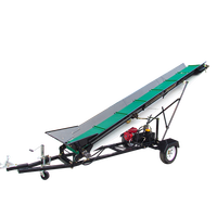 Fendeuse de bûches SINOLINK FC500 Plus 5m à essence avec élévateur de bûches, moteur/pompe et courroie en caoutchouc de 500 mm pour bois de chauffage extérieur