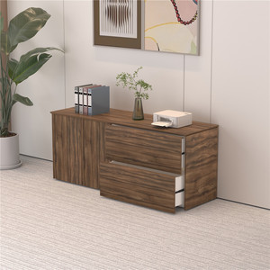 Armoire à dossiers en bois durable, tiroirs, design compact, bureau, maison, école, rangement efficace - Product Image 5