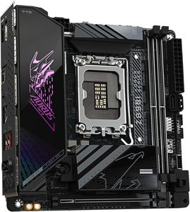 กิกะไบต์ Z890I AORUS อัลตร้าคอร์ (ชุดที่<span class=keywords><strong>2</strong></span>) LGA1851 2X DDR5 Mini-ITX <span class=keywords><strong>M</strong></span>.<span class=keywords><strong>2</strong></span> 5.0ธันเดอร์โบลท์4 WIFI7 <span class=keywords><strong>2</strong></span>.5GbE LAN ใหม่128GB - Product Image 4