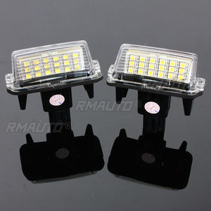2PCS Lampes LED pour plaque d'immatriculation pour Toyota Corolla Yaris Vitz Camry Prius C Ractis Verso S - Product Image 5