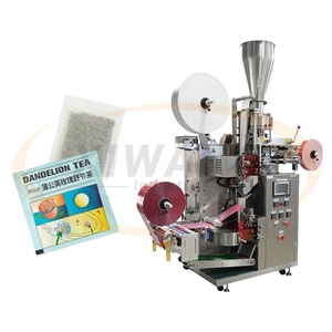 Machine d'emballage automatique verticale pour sachets de poche, idéale pour les épices et les sachets de thé, avec fonction de formage, de remplissage et de scellage pour plastique, papier et verre. - Product Image 1