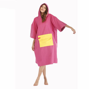 OEM Imprimé Personnalisé Unisexe Microfibre Adulte Enfants Changement <span class=keywords><strong>Surf</strong></span> <span class=keywords><strong>Poncho</strong></span> de Plage à Capuche Serviette avec Capuche - Product Image 3