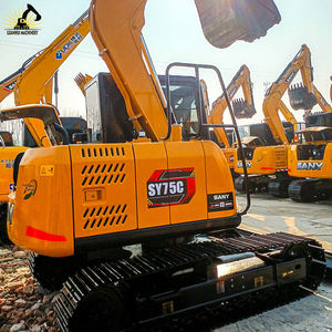 รถขุดมือสองราคาโรงงาน พร้อมวิดีโอตรวจสอบ รองรับ Sany SY75 รถขุดใช้แล้วสำหรับงานก่อสร้างถนน - Product Image 3