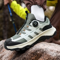 Zapatos de Senderismo para Hombre, Tallas Grandes (40-46), con Sistema Fit, Transpirables, Antideslizantes, Impermeables, Amortiguadores, para Todas las Estaciones, para Actividades al Aire Libre