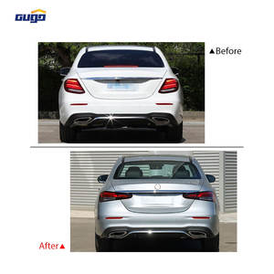 GUGO 2016-2020년형 메르세데스-벤츠 E클래스 W213 프론트 리어 범퍼 바디킷 신품 E 스포츠 모델 업그레이드 자동차 부품 바디 키트 - Product Image 3
