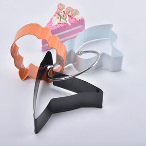 Set di 3 Stampi <span class=keywords><strong>per</strong></span> <span class=keywords><strong>Biscotti</strong></span> in Acciaio Inox con Rivestimento in Polvere Colorata, Personalizzabili, <span class=keywords><strong>per</strong></span> <span class=keywords><strong>Halloween</strong></span> - Product Image 1