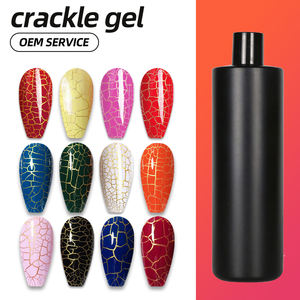 Esmalte de <span class=keywords><strong>Uñas</strong></span> en Gel Personalizable con Efecto Craquelado, Barniz Híbrido, Laca <span class=keywords><strong>Semipermanente</strong></span>, Arte de <span class=keywords><strong>Uñas</strong></span> con Efecto Craquelado para Belleza - Product Image 2