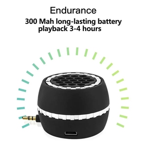 Mini Altoparlante Portatile 3W con Ingresso Line-in e Bassi Nitidi, Audio AUX da 3,5mm per Laptop e Telefono - Product Image 2