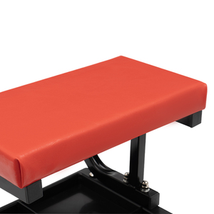 Tabouret d'atelier roulant portable pour mécanicien, avec cadre en acier épaissi, siège rembourré résistant à l'huile et plateau <span class=keywords><strong>de</strong></span> rangement pour <span class=keywords><strong>technicien</strong></span> automobile - Product Image 6
