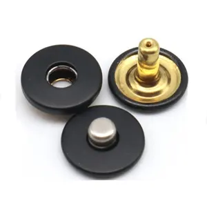 Handbag Hardware 15mm Round Rivet Magnet Snaps Metal Magnetic Buckle Magnets Button For Bag