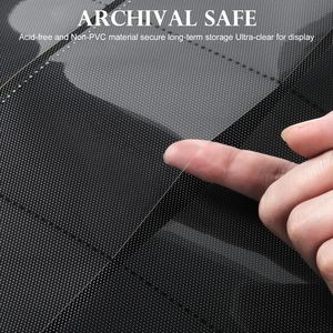 Customized Large Capacity 9 Pocket Trading Card <b>Binder</b> with PP Inner Pages Premium PU <b>Leather</b> Zipper for Collectors - Product Image 6