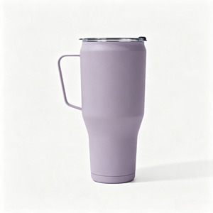 Gobelet isotherme grande capacité avec poignée, anti-transpiration, double paroi, en acier inoxydable 304, pour <span class=keywords><strong>café</strong></span> chaud et eau froide, idéal pour l'extérieur - Product Image 3