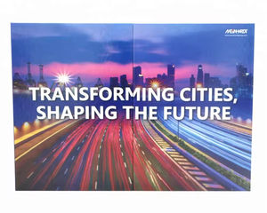 Motion promotionnelle Hd <span class=keywords><strong>Fold</strong></span> Cover Livre vidéo Lecteur d'écran Lcd Couverture souple Brochure vidéo de 10 pouces Brochure à trois volets - Product Image 5