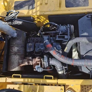 Excavatrice sur pneus Komatsu PW160 d'<span class=keywords><strong>occasion</strong></span> avec moteur Komatsu SAA4D107E, prête à l'emploi, prix bas pour travaux routiers municipaux - Product Image 6