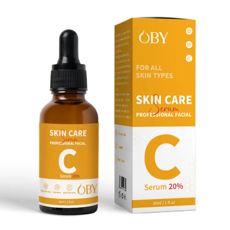 OBY sérum visage anti-rides vitamine c sérum anti-âge vitamine c pour le visage à l'acide hyaluronique sérum visage raffermissant vitamine c