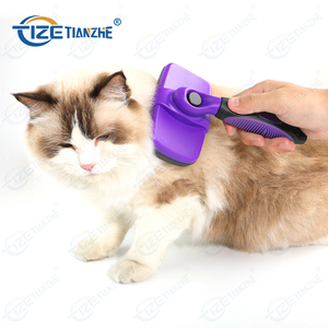 Cepillo de aseo para mascotas, herramienta de limpieza, peine para mascotas, depilación con nudo abierto, peine eliminador de pelo para perros - Product Image 2