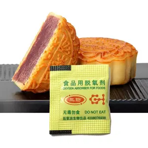 Nouvel arrivage absorbant d'oxygène de qualité alimentaire pour le stockage du pain de gâteau de lune rouleau anti-huile type 30cc fabriqué en chine meilleure conservation des aliments