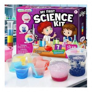 ชุดทดลองวิทยาศาสตร์ STEM แบบ DIY สำหรับเด็ก ชุดทดลองเคมีเพื่อการศึกษา ปลอดภัย สนุกกับการเรียนรู้ผ่านการทดลองปฏิบัติ ชุดของเล่นสำรวจปฏิกิริยา - Product Image 5
