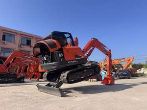 รถขุด Doosan DX60 มือสองขาย เครื่องยนต์เชื่อถือได้ แบบตีนตะขาบขนาดเล็ก พร้อมใช้งาน มอเตอร์ เกียร์ ปั๊ม เฟือง ลูกปืน - Product Image 5