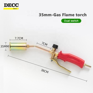 Pistolet à gaz liquéfié 35mm avec <span class=keywords><strong>chalumeau</strong></span> <span class=keywords><strong>Chalumeau</strong></span> de chauffage au gaz Allumeur de gaz GPL pour fondre la glace culinaire et <span class=keywords><strong>souder</strong></span> - Product Image 1