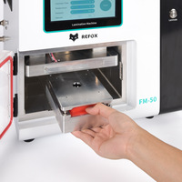 Máquina Laminadora y Desespumadora Todo en Uno FM-50 para Pantallas Curvas y Planas, Cilindro de Gran Diámetro para una Laminación Uniforme sin Burbujas