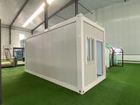 Maison préfabriquée pliable de type Z, abri modulaire portable pour jardin, chambre d'hôtes, bureau de chantier, logement pour travailleurs et utilisation en camping