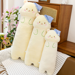 Nuevo Cojín de Peluche de Gato Tricolor con Forma de Estrella y Oso, Relleno de Algodón PP Suave, Juguete de Peluche para Niños, Regalo para Dormir - Product Image 3