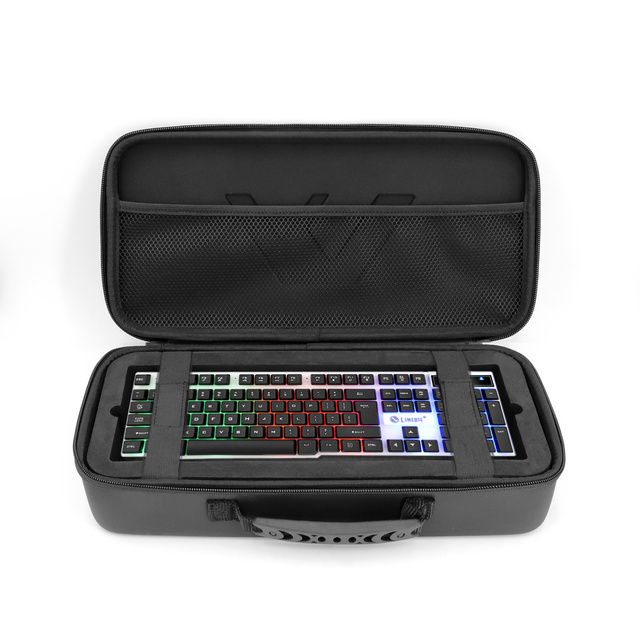 Custom EVA Bag for TKL Tenkeyless Keyboard, 87 Key Wireless Mechanical Keyboard Carrying Case Bag
