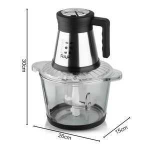 Blender multifonctionnel de haute qualité avec lame en acier inoxydable à 360 degrés, hachoir à viande électrique de cuisine, robot culinaire - Product Image 3