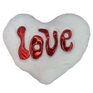 Vente en gros d'usine : Adorable coussin en peluche en forme de cœur, poupée en peluche douce pour filles, idéal pour la Saint-Valentin ou comme cadeau de mariage - Product Image 5