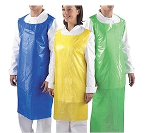 CE Phê Duyệt Tùy Chỉnh Giá Rẻ Phẫu Thuật HDPE Nhựa Dùng Một Lần Tạp Dề - Product Image 1