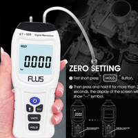 Ulf ET-920 D'air Portable Manomètre Différentiel Compteur Manomètre Numérique