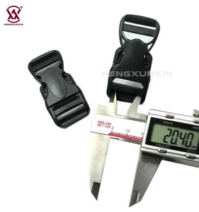 Cinturón de correa POM, hebilla de liberación central de plástico rápido para mochila, gran oferta, hebilla de cinturón negra de diferentes tamaños, plástico de Liberación lateral - Product Image 3