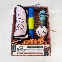 Jouets pour chiens pour l'été, la plage et les jeux aquatiques, corde flottante et bâton en caoutchouc thermoplastique, ensemble de cadeaux interactifs