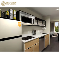 LivSmart Studios Ensemble de meubles de chambre à coucher en MDF 5 étoiles de luxe moderne et écologique personnalisable Hilton Hôtels Appartements Queen King
