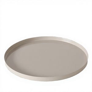 Plateau en métal moderne de qualité supérieure, finition thermolaquée, multifonctionnel pour servir des aliments, des desserts, à des fins décoratives - Product Image 4