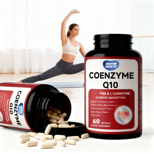 OEM/ODM Capsules de <span class=keywords><strong>coenzyme</strong></span> <span class=keywords><strong>Q10</strong></span> de haute qualité en gélules molles Santé cardiaque et complément alimentaire pour adultes Améliore l'immunité Non destiné aux femmes enceintes - Product Image 2