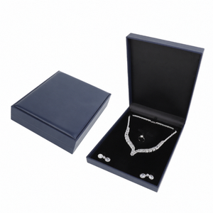 Wholesale Supplier Rectangular <b>Ring</b> Pendant Bangle Box PU Leather Jewelry Box Custom Personality Logo Jewelry Box for Wedding - Product Image 5