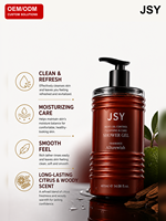 Gel Douche Homme 400ml OEM ODM Marque Privée, Parfum Agrumes Boisé, Contrôle du Sébum, Nettoyant, Parfum Longue Durée, Lavant Corporel pour Hommes