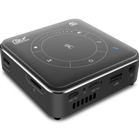 Projecteur de poche DLP 55 ANSI Lumens Android 9.0 LED 1500:1 3D 1080P 32 Go de stockage 2 Go de RAM pour cinéma maison intérieur extérieur