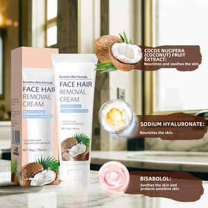 Crème Dépilatoire <span class=keywords><strong>Visage</strong></span> Douce aux Herbes pour Femmes, Personnalisable en Gros avec Logo, Épilation Rapide avec Formule Nourrissante, Sans Traces Restantes <span class=keywords><strong>sur</strong></span> <span class=keywords><strong>le</strong></span> <span class=keywords><strong>Visage</strong></span> - Product Image 4