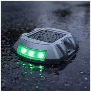 Delineateur de bord haute visibilité en alliage moulé, borne routière solaire en fer à cheval pour le contrôle d'avertissement à l'entrée des tunnels - Product Image 1