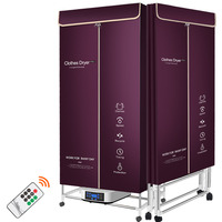 Sèche-Linge Électrique Portable Professionnel à Panneau Six Boutons avec Fonction Automatique pour Maison et Hôtel, Excellent Prix