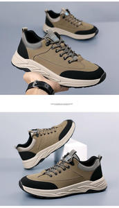 รองเท้ากีฬาผู้ชายสไตล์ใหม่ประจำฤดูใบไม้ผลิ/ฤดูใบไม้ร่วงปี 2026 พร้อมรองเท้าลำลองนุ่มสบาย ระบายอากาศได้ดี เหมาะสำหรับวิ่ง ขายส่งจากโรงงาน - Product Image 4