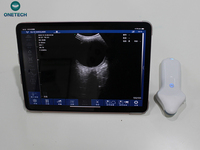 Sonde Doppler médicale USB Wifi B27 pour ophtalmologie, nouveau-nés, animaux de compagnie, yeux, échographie 8Mhz 11Mhz, micro convexe, couleur paume, réutilisable CF PW